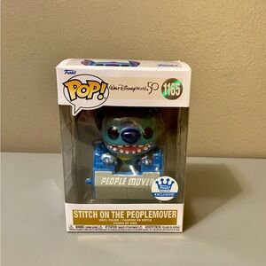 Funko POP! Disney: Stitch on The Peoplemover - Walt Disney World 50TH (NIB)
